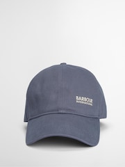 Barbour® International Blue Albury Sports 100% Cotton Cap - Image 2 of 4