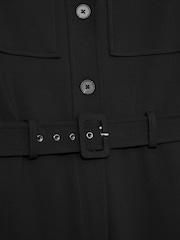 Reiss Black Ray Belted Utility Jumpsuit - Image 6 of 6