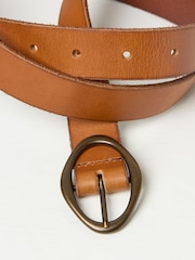 Tan Brown Buckle Interest Leather Belt - Image 2 of 2