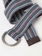FatFace Navy Blue Webbing Belt - Image 2 of 2