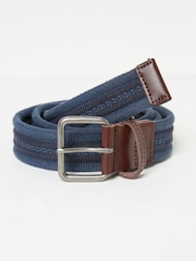 FatFace Navy Blue Kai Webbing Belt - Image 1 of 2
