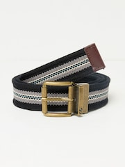 FatFace Washed Black Reversible Webbing Belt - Image 1 of 3