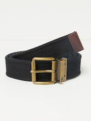 FatFace Washed Black Reversible Webbing Belt - Image 2 of 3