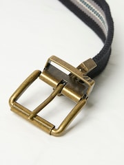 FatFace Washed Black Reversible Webbing Belt - Image 3 of 3