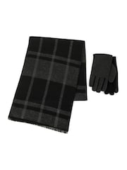 Totes Mens Wool Blend Winter Scarf and Thermal Lined Gloves - Imagen 3 de 4