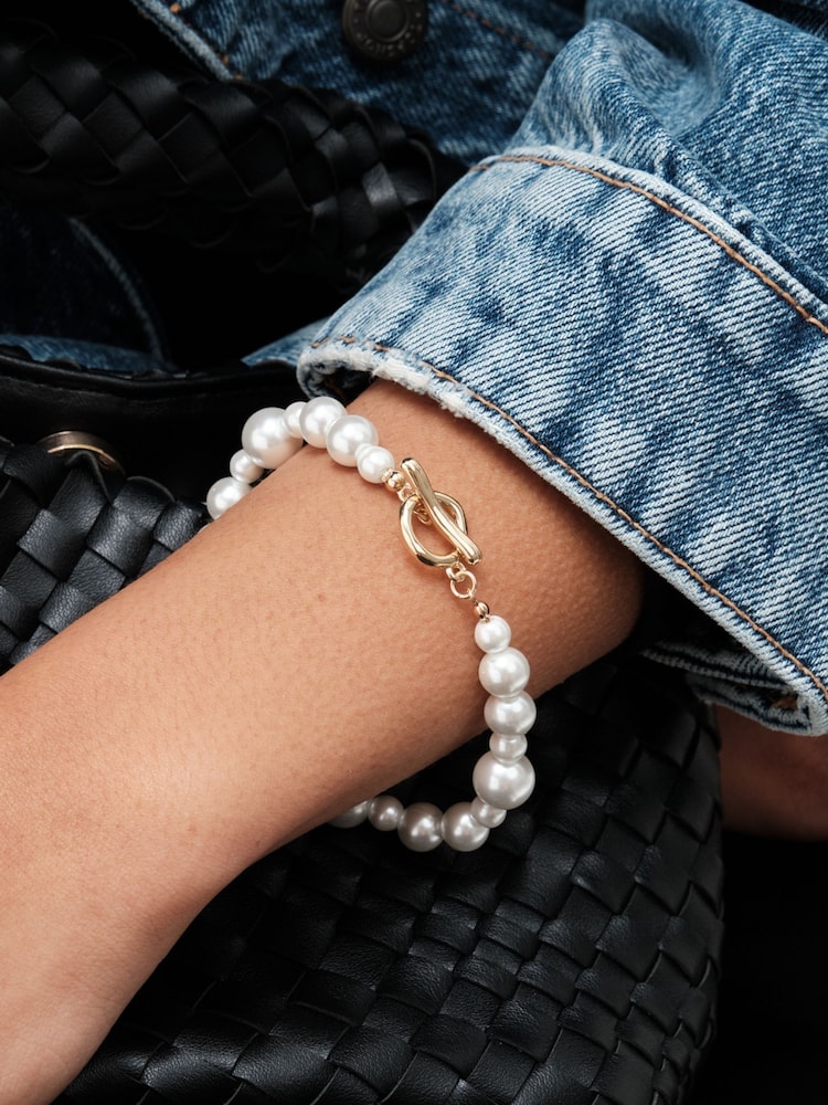 Mood Gold Tone Strand Bracelet - Image 3 of 3