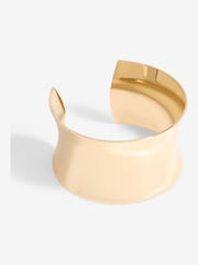 Mood Gold Tone Polished Cuff Bracelet - Image 1 of 1