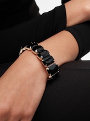 Mood Gold Tone Facet Statement Bracelet - Image 1 of 3