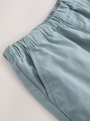 Soft Blue Side Pocket 100% Cotton Pull On Trousers (3mths-7yrs) - Image 3 of 4