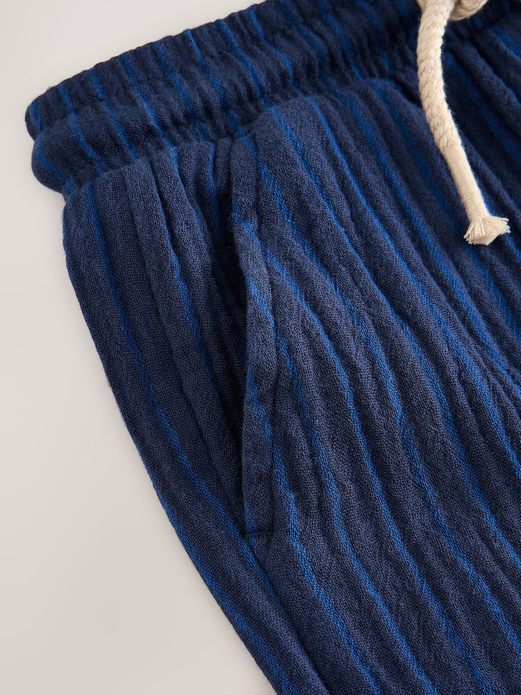 Marineblau/Blau gestreift - Weiche, strukturierte Hose aus 100 % Baumwolle (3Monate–7Jahre) - Bild 9 von 9 Marineblau/Blau gestreift - Weiche, strukturierte Hose aus 100 % Baumwolle (3Monate–7Jahre) - Bild 9 von 9