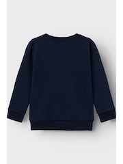 Name It Blue Blue Spiderman Long Sleeve Sweatshirt - Image 3 of 4