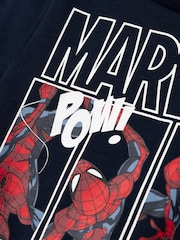 Name It Blue Blue Spiderman Long Sleeve Sweatshirt - Image 4 of 4