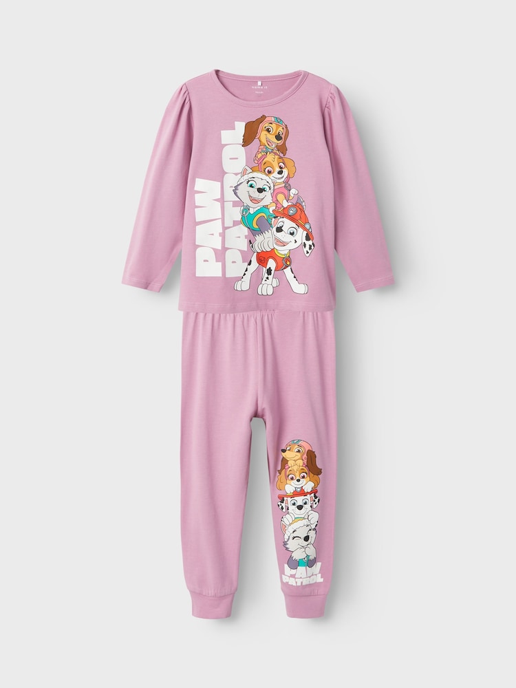 Name It Pink Paw Patrol Long Sleeve Pyjamas Set - Image 1 of 3