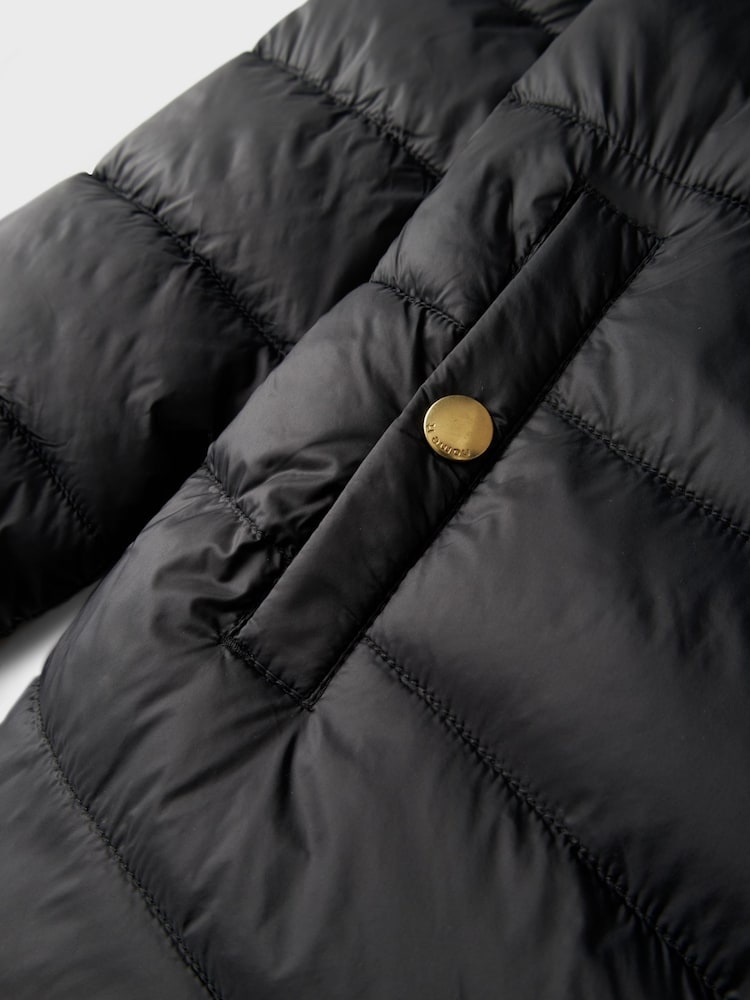 Name It Black Girls Padded Hooded Jacket - Image 4 of 4