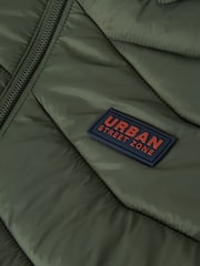 Name It Green Boys Padded Hooded Jacket - Image 3 of 4