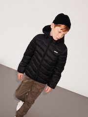Name It Black Boys Padded Hooded Jacket - Image 2 of 5