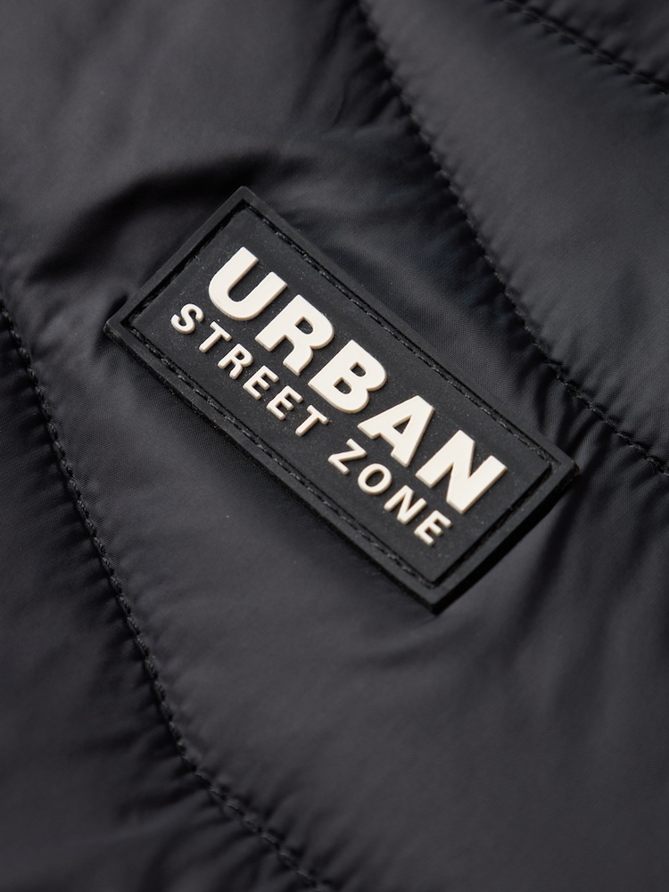 Name It Black Boys Padded Hooded Jacket - Image 5 of 5