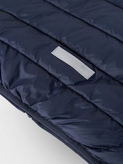 Albastru - Name It Băieți Padded Cu glugă Jachetă - Image 4 of 4