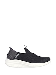 Skechers Black Slip Ins: Wide Fit Ultra Flex 3.0  Smooth Step Trainers - Image 1 of 5