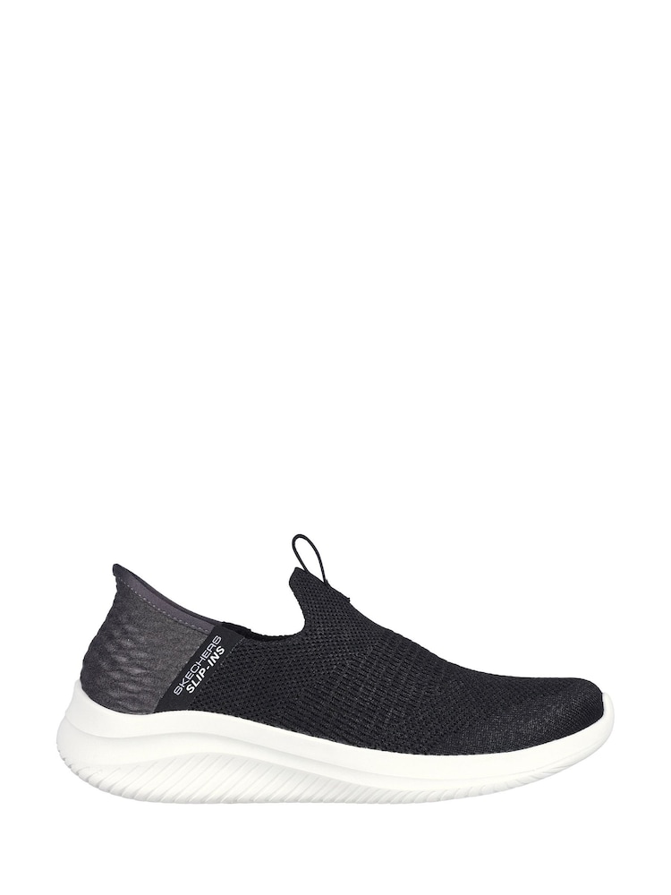 Skechers Black Slip Ins: Wide Fit Ultra Flex 3.0  Smooth Step Trainers - Image 1 of 5