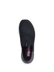 Skechers Black Slip Ins: Wide Fit Ultra Flex 3.0  Smooth Step Trainers - Image 3 of 5