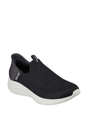 Skechers Black Slip Ins: Wide Fit Ultra Flex 3.0  Smooth Step Trainers - Image 4 of 5