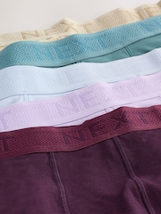 Blue/ Pink/ Green - Pacote 5 - Boxers de cotton rico - Imagem 8 de 9