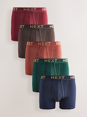 Rich Colour 5 Pack A-Front Boxers - Image 1 of 8