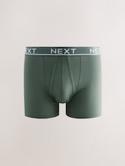 Core Grey/ Greens 10 pack A-Front Boxers - Image 2 of 14