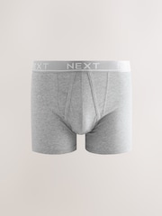 Core Grey/ Greens 10 pack A-Front Boxers - Image 6 of 14