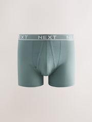 Core Grey/ Greens 10 pack A-Front Boxers - Image 9 of 14