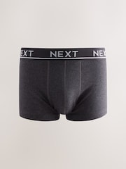 Core Grey/Green 10 pack Cotton Rich Blend Hipsters Boxers - Image 3 of 14