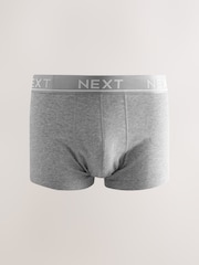 Core Grey/Green 10 pack Cotton Rich Blend Hipsters Boxers - Image 7 of 14
