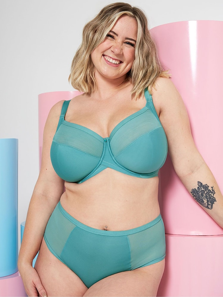 Blauw - Curvy Kate Wonder Fully beha met volledige cup- en zijsteun - Image 1 of 7