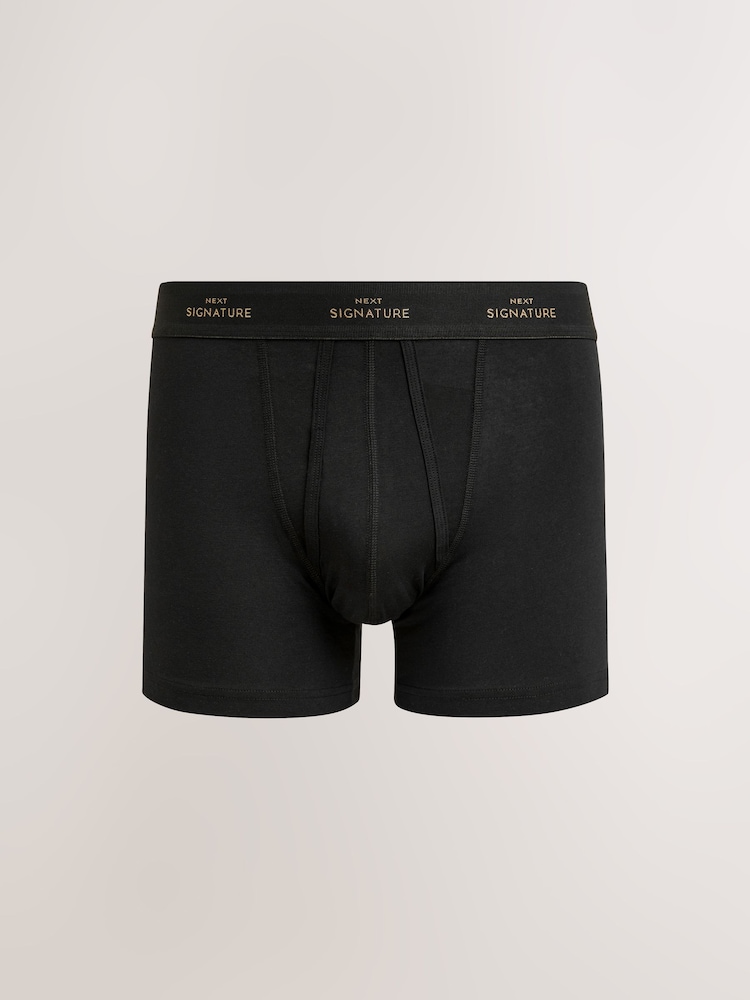 Zwart metallic - Verpakking van 4 - A-Fronts Boxers - Image 4 of 7