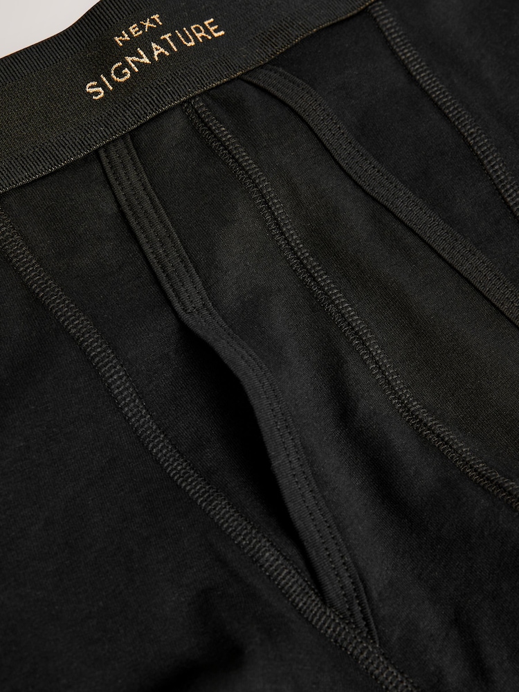 Zwart metallic - Verpakking van 4 - A-Fronts Boxers - Image 6 of 7