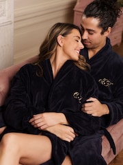 Le Olive Personalised Fleece Robe - Image 2 of 3