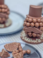 Personalised Malteser Head with Hat and Moustache by Sweet Trees - Image 2 of 3