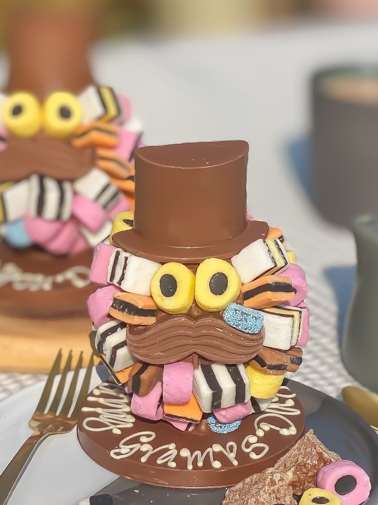 Personalised Liquorice Allsorts Head with Hat and Moustache by Sweet Trees - Image 3 of 3