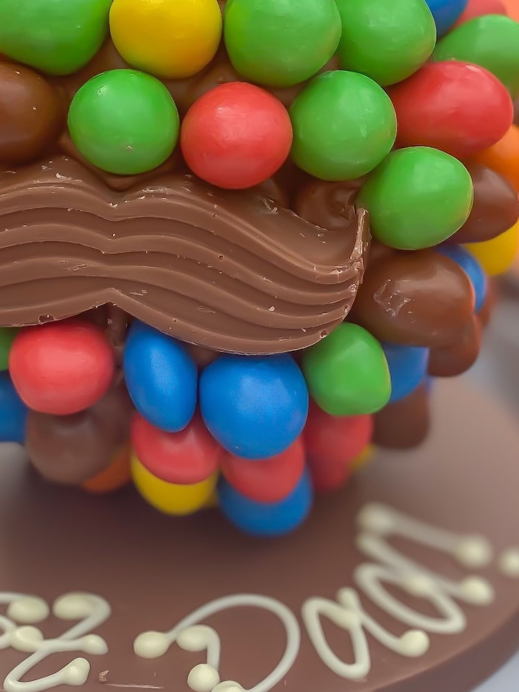 Personalised M&Ms Head with Hat and Moustache by Sweet Trees - Image 3 of 3