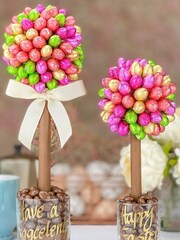 Personalised Foil Egg Tree by Sweet Trees - Image 1 of 3
