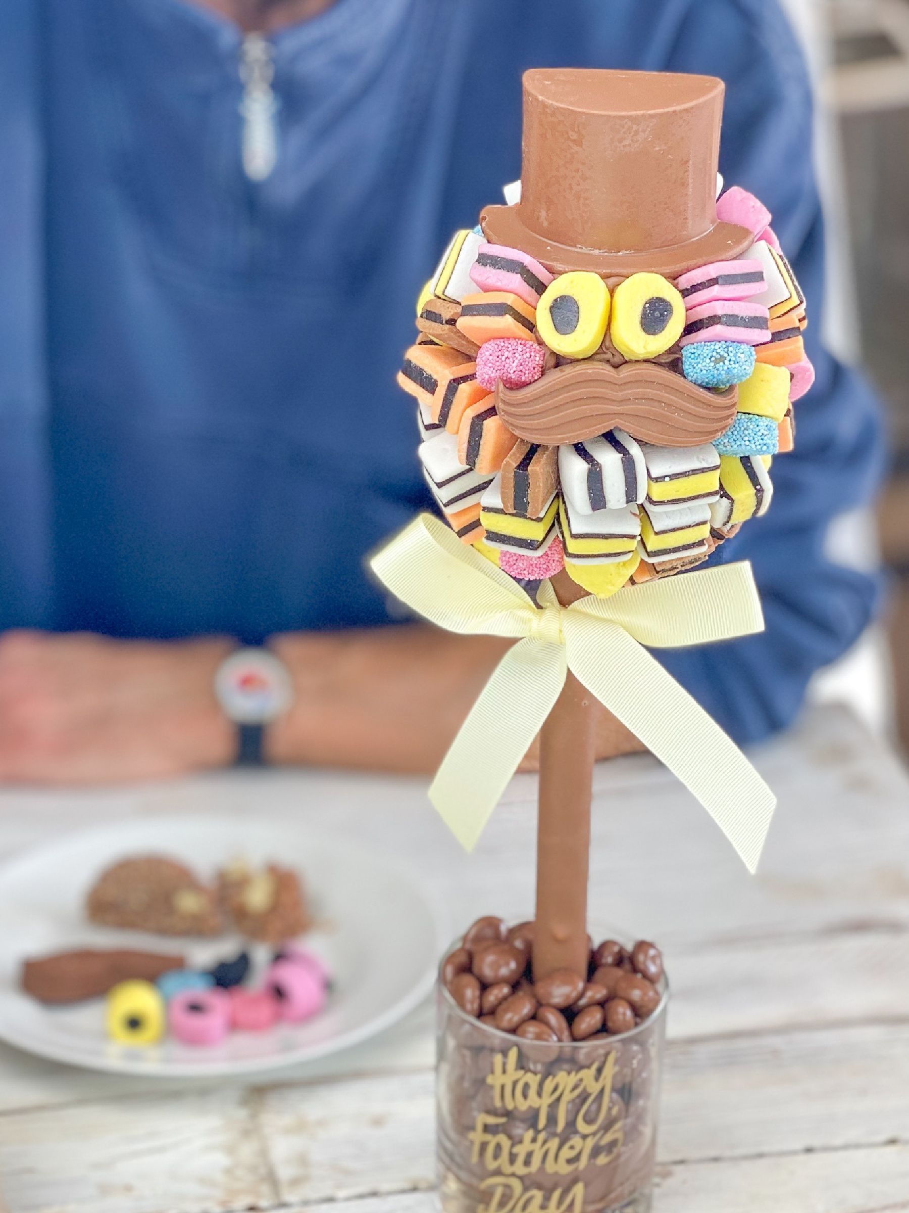 Personalised Liquorice Allsorts with Hat and Moustache by Sweet Trees - Image 4 of 4