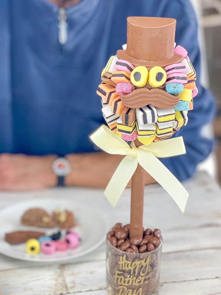 Personalised Liquorice Allsorts with Hat and Moustache by Sweet Trees - Image 4 of 4