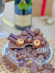 Personalised Mini Chocoholic Smash Cake by Sweet Trees - Image 2 of 3