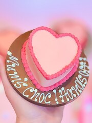 Personalised Chocolate Love Heart by Sweet Trees - Image 1 of 4