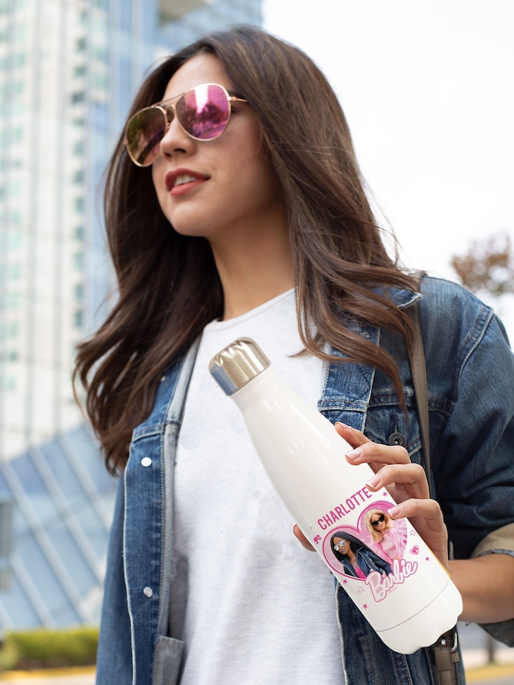 Personalised Barbie Water Bottle by Character World - Image 3 of 3