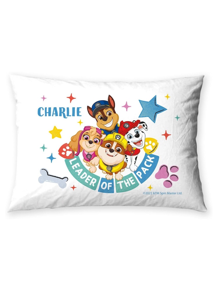 Personalised Paw Patrol Pillowcase by Character World - Image 1 of 3