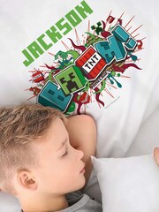 Personalised Minecraft Pillowcase by Character World - Image 2 of 3