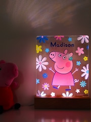 Personalised Peppa Pig LED Light by Character World - Image 1 of 2