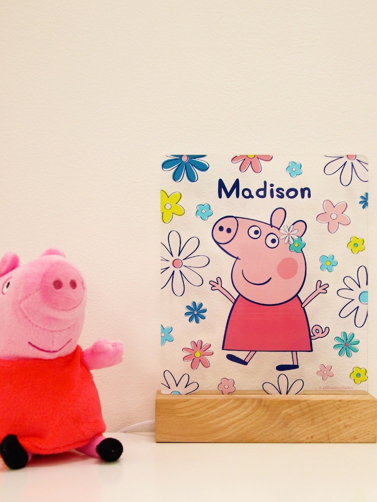 Personalised Peppa Pig LED Light by Character World - Image 2 of 2